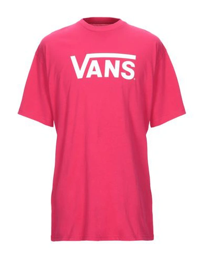 Vans T-shirts In Fuchsia