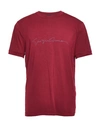 Giorgio Armani T-shirt In Garnet