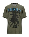 Dsquared2 T-shirts In Military Green