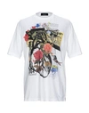 DSQUARED2 DSQUARED2 MAN T-SHIRT WHITE SIZE M COTTON,12367791RM 7