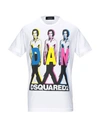 Dsquared2 T-shirts In White