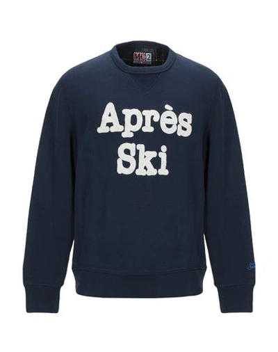 Mc2 Saint Barth Sweatshirt In Dark Blue