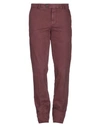 Brunello Cucinelli Pants In Maroon