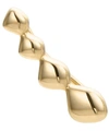 MONICA VINADER Gold Vermeil Nura Teardrop Single Climber Earring Right,5057865710853