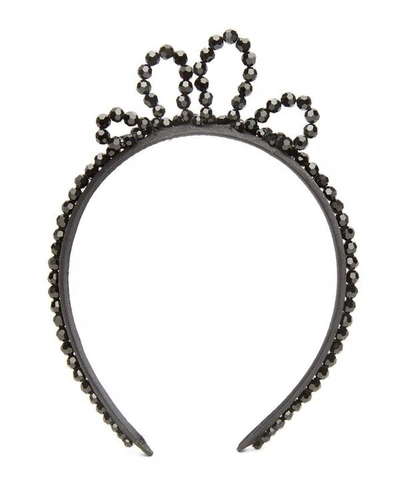 Simone Rocha Wiggle Crystal-embellished Headband In Black