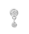 MARIA BLACK White Gold Mini Me Diamond Labret Earring,5057865744933