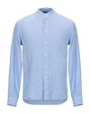 Aspesi Linen Shirt In Sky Blue