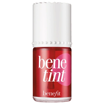 BENEFIT COSMETICS BENETINT LIQUID LIP + CHEEK BLUSH STAIN BENETINT 0.2 OZ / 6 G,P449567