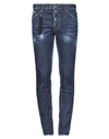 Dsquared2 Man Jeans Blue Size 34 Cotton, Elastane In Blue