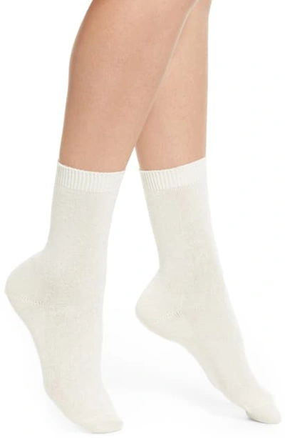 Falke Cosy Crew Socks In 2049 Off White