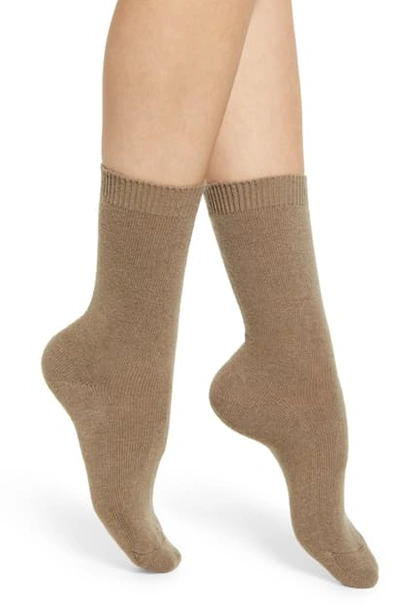 Falke Cosy Crew Socks In Moonstone