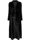 ANDREA YA'AQOV VELVET SINGLE BREASTED COAT