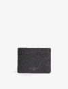 SANDRO TEXTURED LEATHER CARD HOLDER,74-10081-SHAPM00052