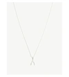 HATTON LABS Sterling silver wishbone pendant necklace