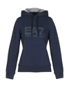 Ea7 Logo Details Sweater In Blue