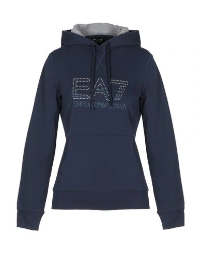 Ea7 Sweatshirts In Blue