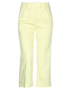 Dondup Cropped Pants In Yellow