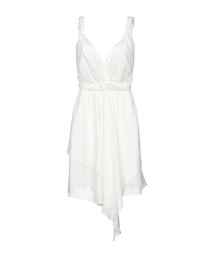 Pinko Short Dresses In White