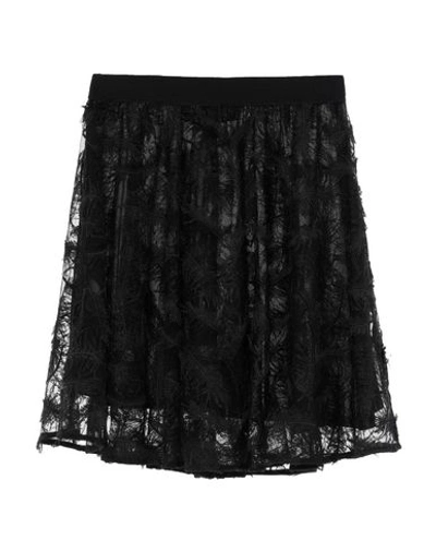 Pinko Knee Length Skirt In Black