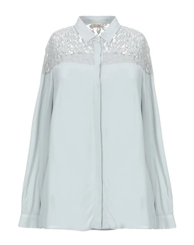 Her Shirt Lace Shirts & Blouses In Light Grey
