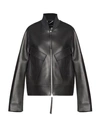 ROCHAS Leather jacket,41916740XV 3