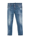 Dsquared2 Denim Cropped In Blue