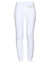 Moschino Logo Print Sweatpants In White
