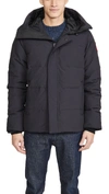 Canada Goose Macmillan Parka Jacket In Navy