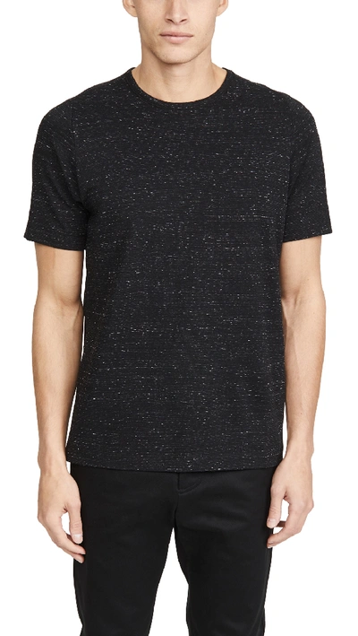 Wings + Horns Signals Short Sleeve T-shirt In Static Black