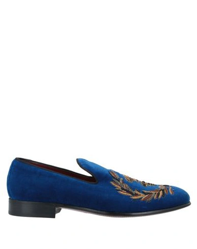 Dolce & Gabbana Loafers In Bright Blue