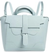 Senreve Midi Mimosa Maestra Leather Satchel In Spearmint