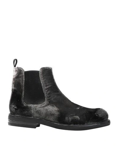 Emporio Armani Ankle Boots In Grey