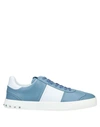 Valentino Garavani Sneakers In Pastel Blue