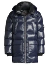 Mackage Kendrick Long Down Puffer Jacket In Navy