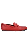 Tod's Loafers In Red