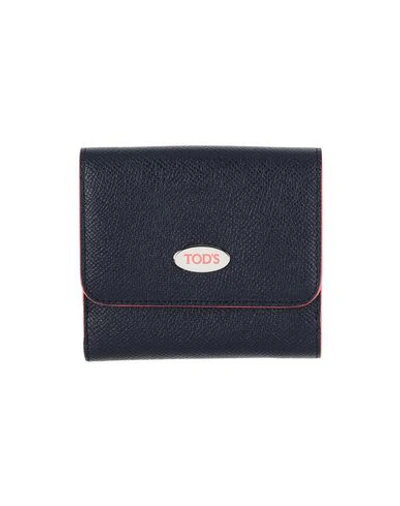 Tod's Wallet In Dark Blue