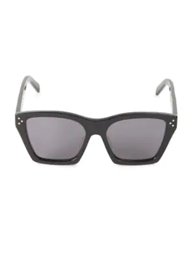 Celine 56mm Square Sunglasses In Black