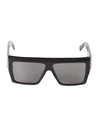 CELINE 60MM FLAT-TOP SQUARE SUNGLASSES,400011557673