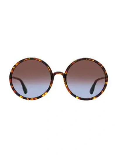 Dior Women's Sostellaire3 59mm Round Eye Sunglasses In Epz/yb