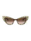 DOLCE & GABBANA 29MM CAT EYE SUNGLASSES,400011476047