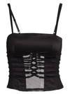 I.AM.GIA Angelica Satin Lace-Up Corset