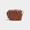 APC BETTY HOBO BAG - A.P.C. - HAZELNUT - LEATHER