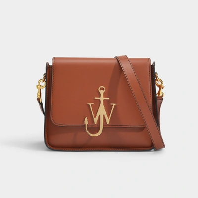 Jw Anderson Anchor Bag In Toffee Leather