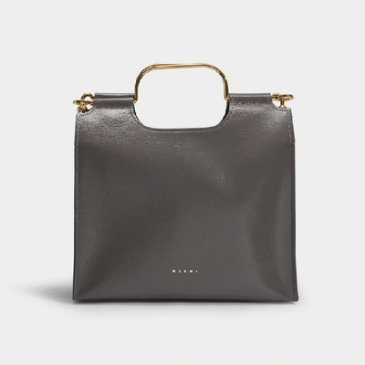 Marni Shopping Bag In Grey