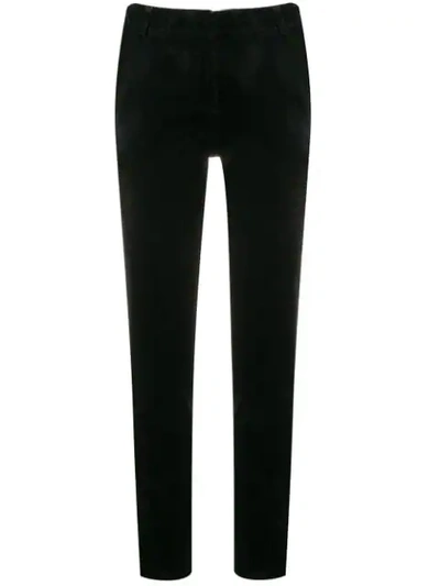 Kiltie Slim-fit Trousers In Black