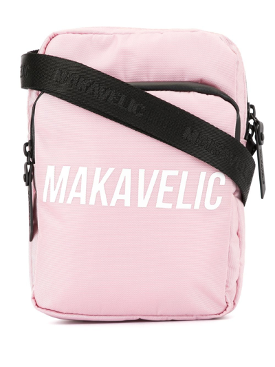 Makavelic 交叉绑带小手包 In Pink