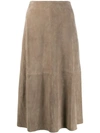 THEORY PANELLED SKIRT