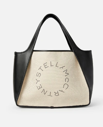 Stella Mccartney Beige Stella Logo Tote Bag