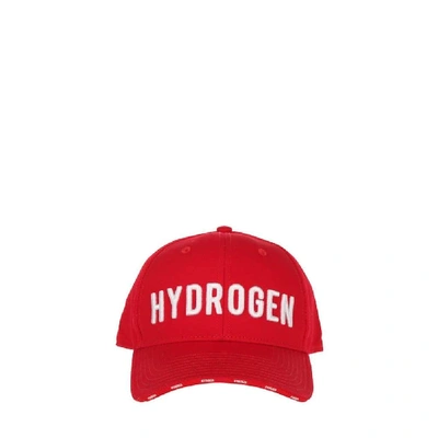 Hydrogen Red Cotton Hat