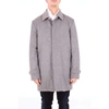 ISAIA ISAIA MEN'S GREY WOOL COAT,SW701284177GREY 52